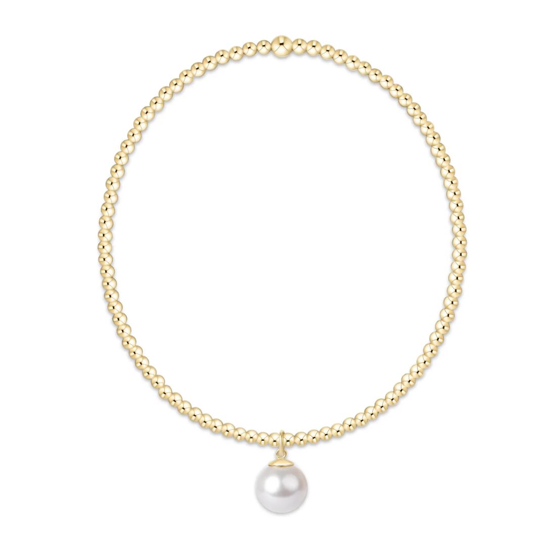 E Newton Classic Gold Charm Bracelet