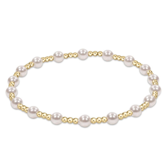 E Newton Extends Sincerity Pearl Bracelet