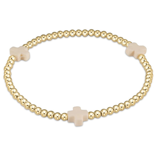 E Newton Extends Colorful Signature Cross Bracelet