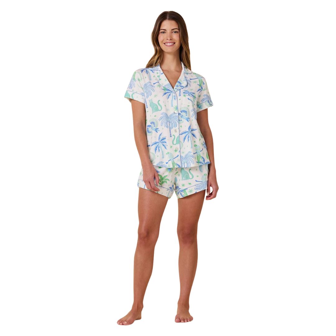 Cat's PJs Pima Knit Short Set