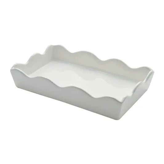 Ceramic Guest Towel Napkin Tray