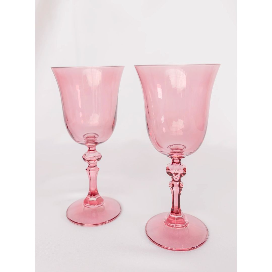 Estelle Colored Regal Goblet Set of 2