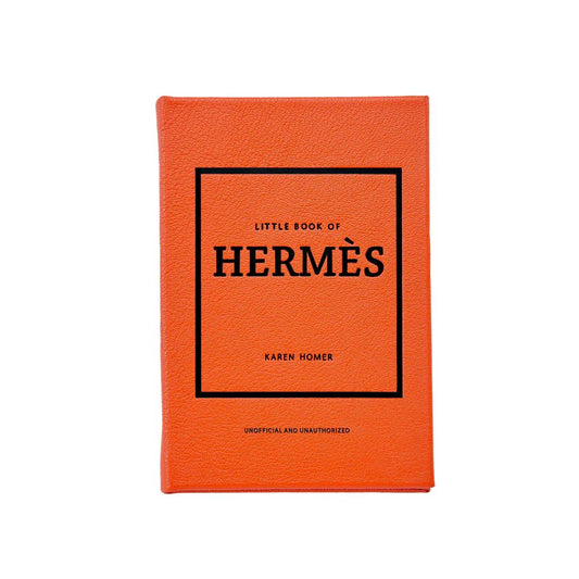 Little Book Of Hermes Orange Leather