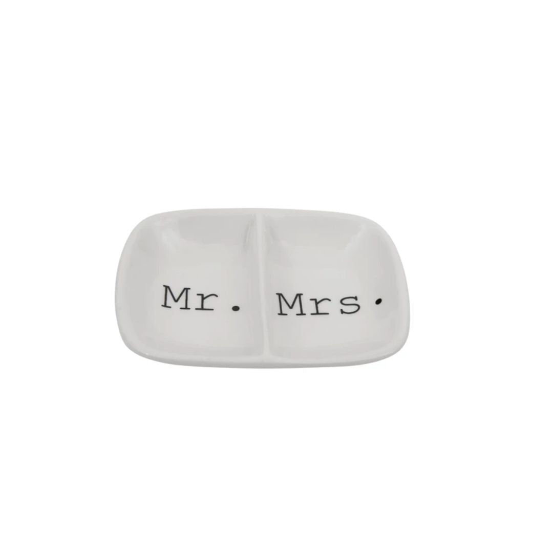 Mr./Mrs. Ceramic Dish