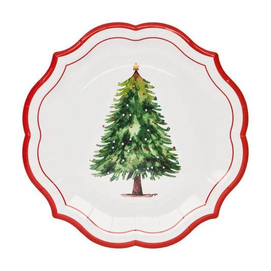 Merry & Bright Paper Plate