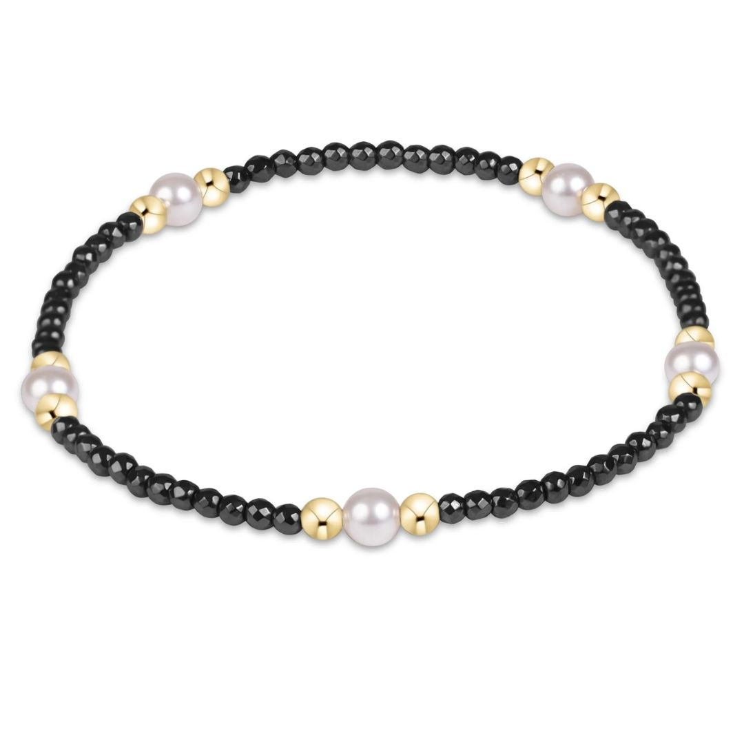 E Newton Purpose Pearl 4MM Bracelet