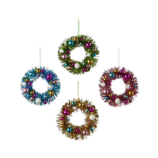 Tinsel Wreath Ornament
