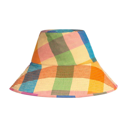 Rainbow Plaid Bucket Hat
