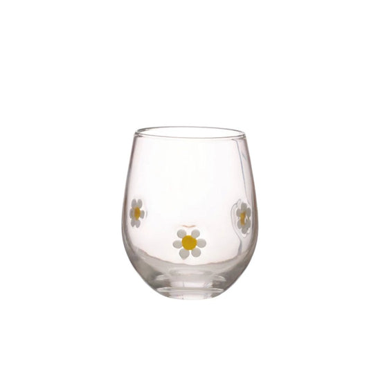 Daisy Drinking Glass