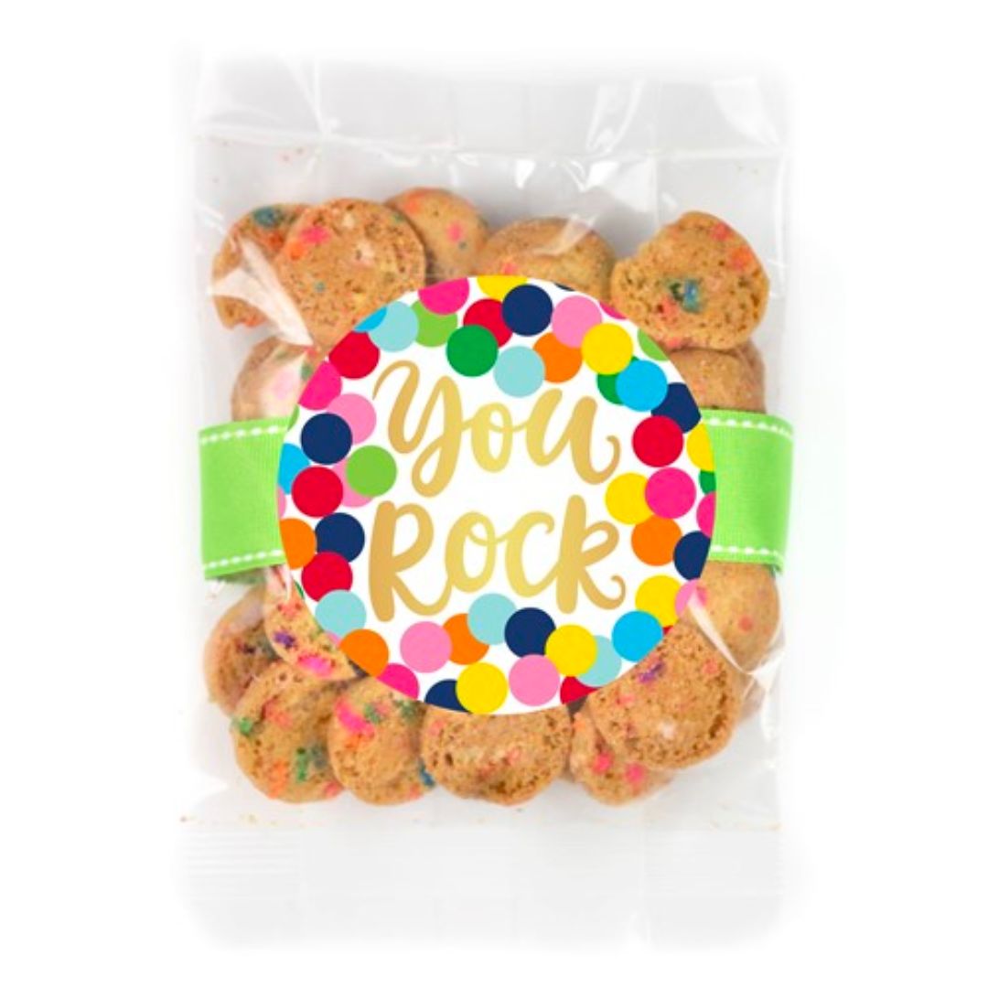 Oh Sugar Confetti Cupcake Cookies 2oz Cello Bag