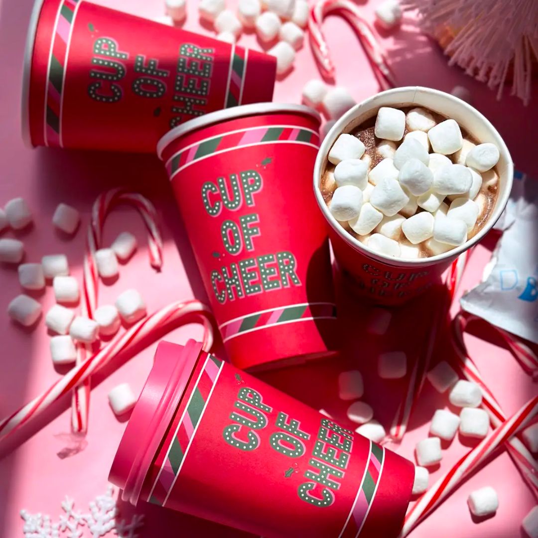 Cup of Cheer To-Go Coffee Cups Set
