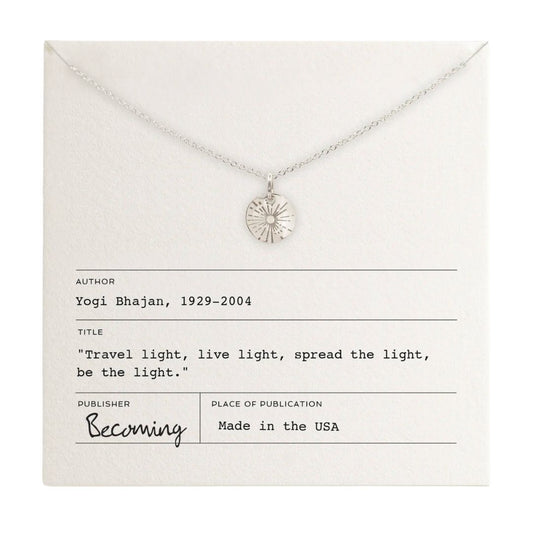 Becoming Be The Light Necklace