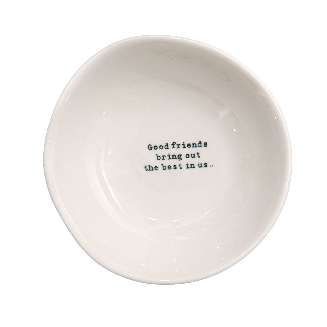 Large Round Porcelain Bowl