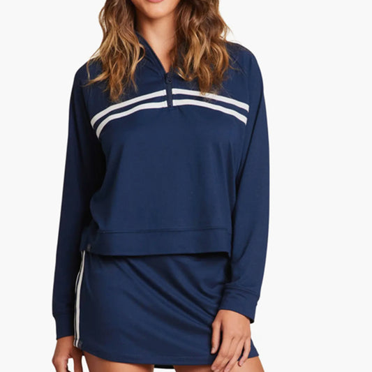 Barefoot Dreams Malibu Collection 1/2 Zip Pullover