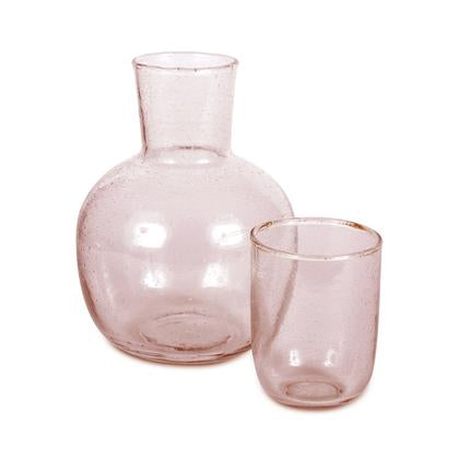 Seeded Glass Carafe