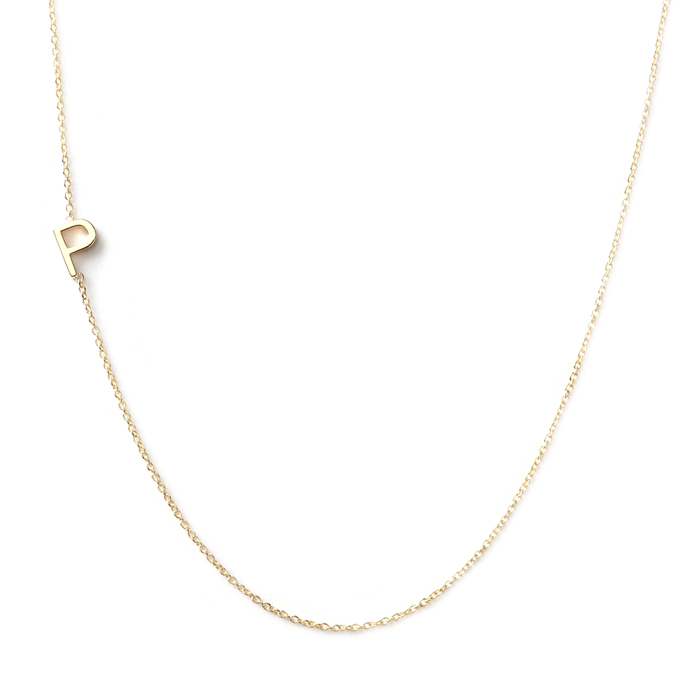 Maya Brenner 14K Gold Asymmetical Necklace