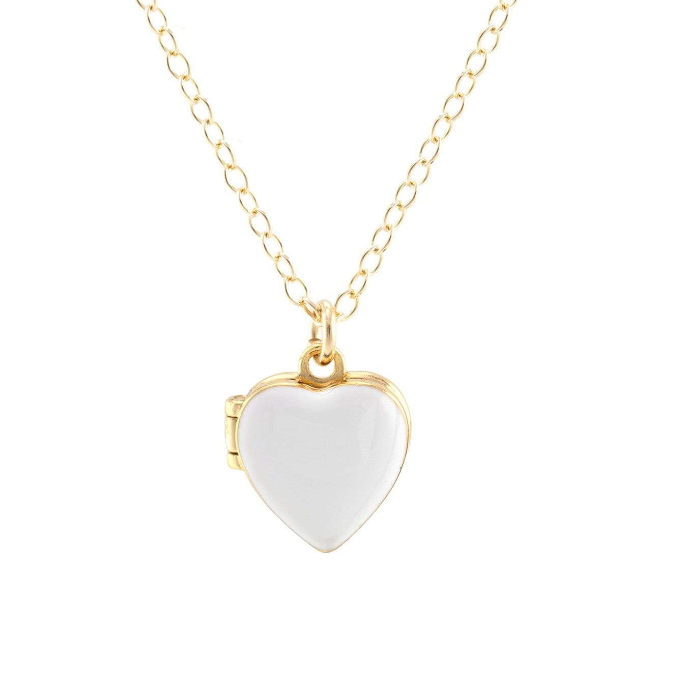 Kris Nations Heart Locket in Enamel