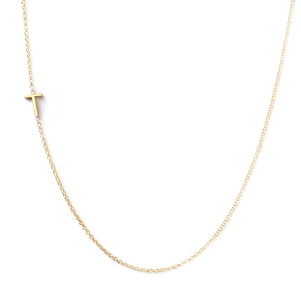 Maya Brenner 14K Gold Asymmetical Necklace