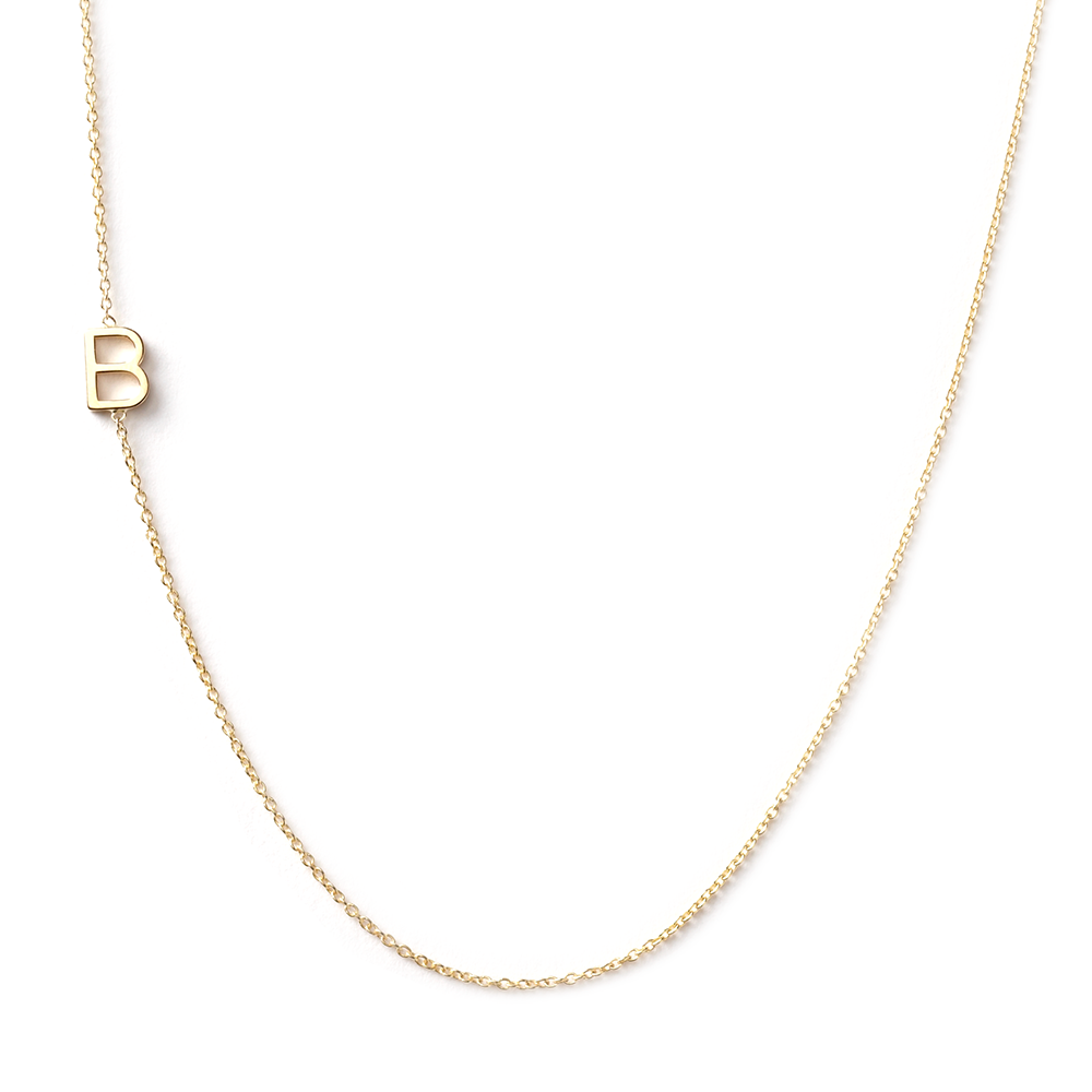 Maya Brenner 14K Gold Asymmetical Necklace