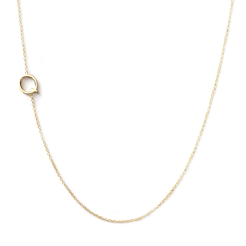 Maya Brenner 14K Gold Asymmetical Necklace