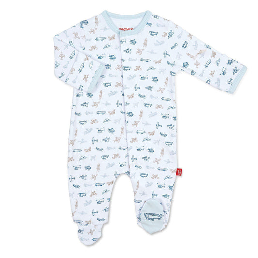 Magnetic Me Organic Cotton Footie