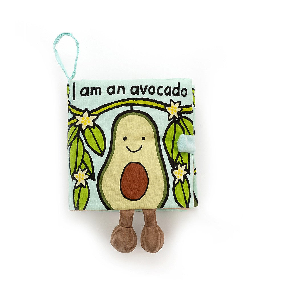 Jellycat I am an Avocado Fabric Book