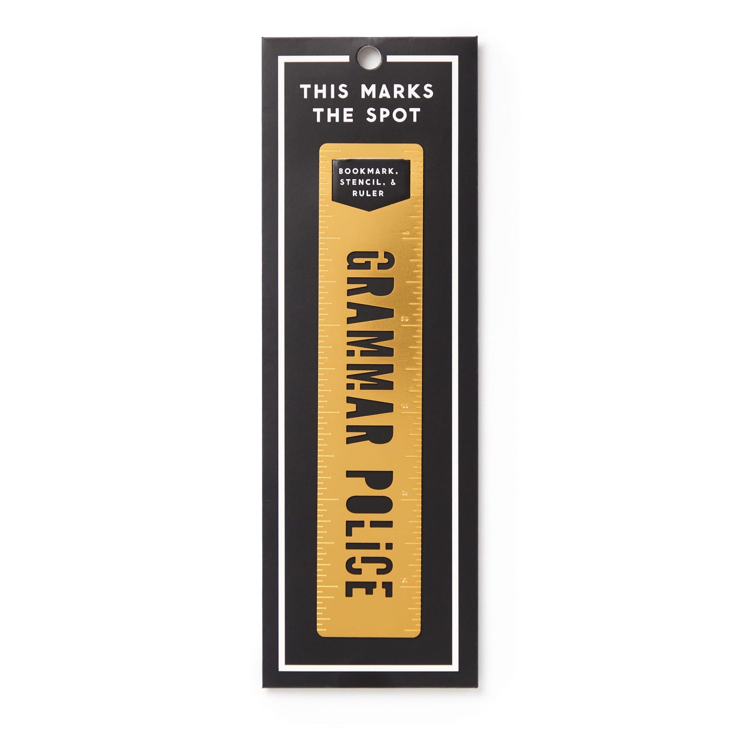 Brass Monkey Metal Bookmark & Stencil