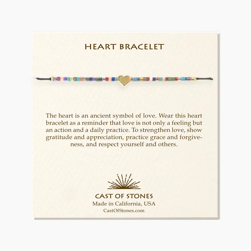 Cast of Stones Heart Bracelet