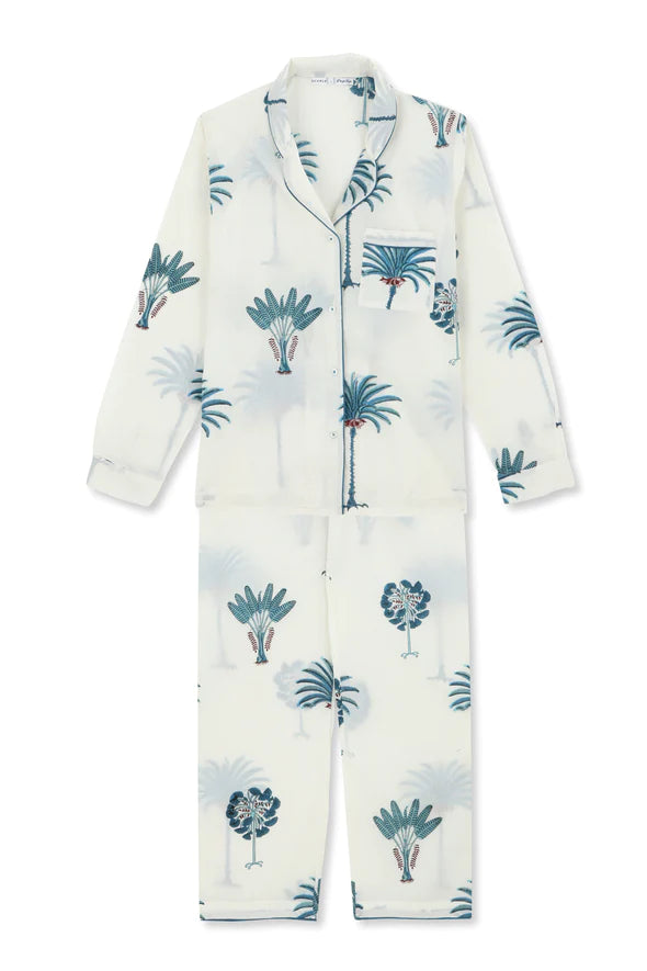 Scarlette Ateliers Azure Palms Long Pajamas