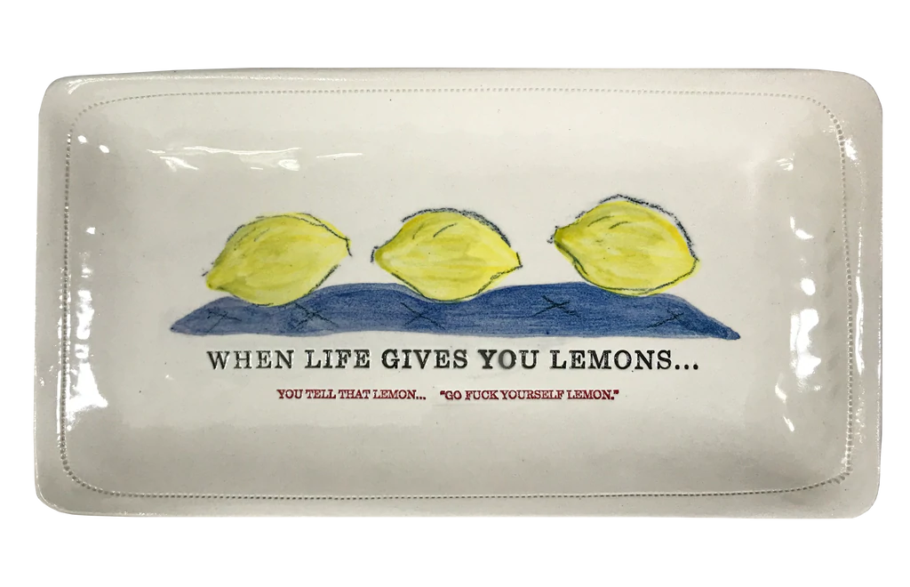 Honestly Goods Life Gives You Lemons Platter