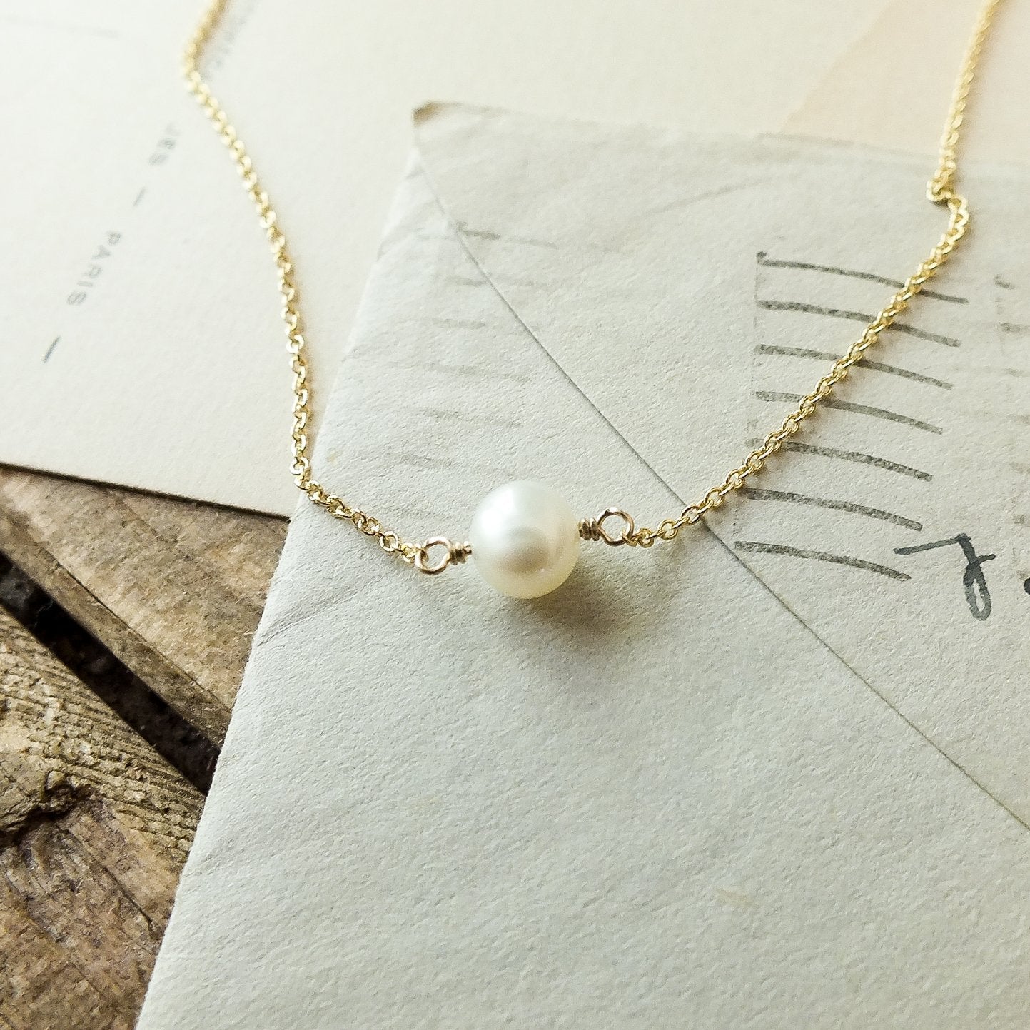 Becoming Simple Pleasures Pearl Necklace