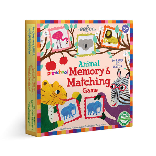 Eeboo Animal Memory and Matching Game