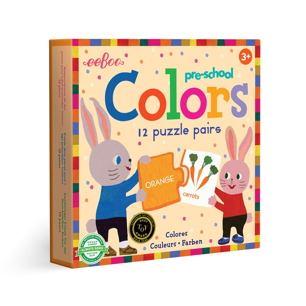 Eeboo Colors Puzzle Pairs