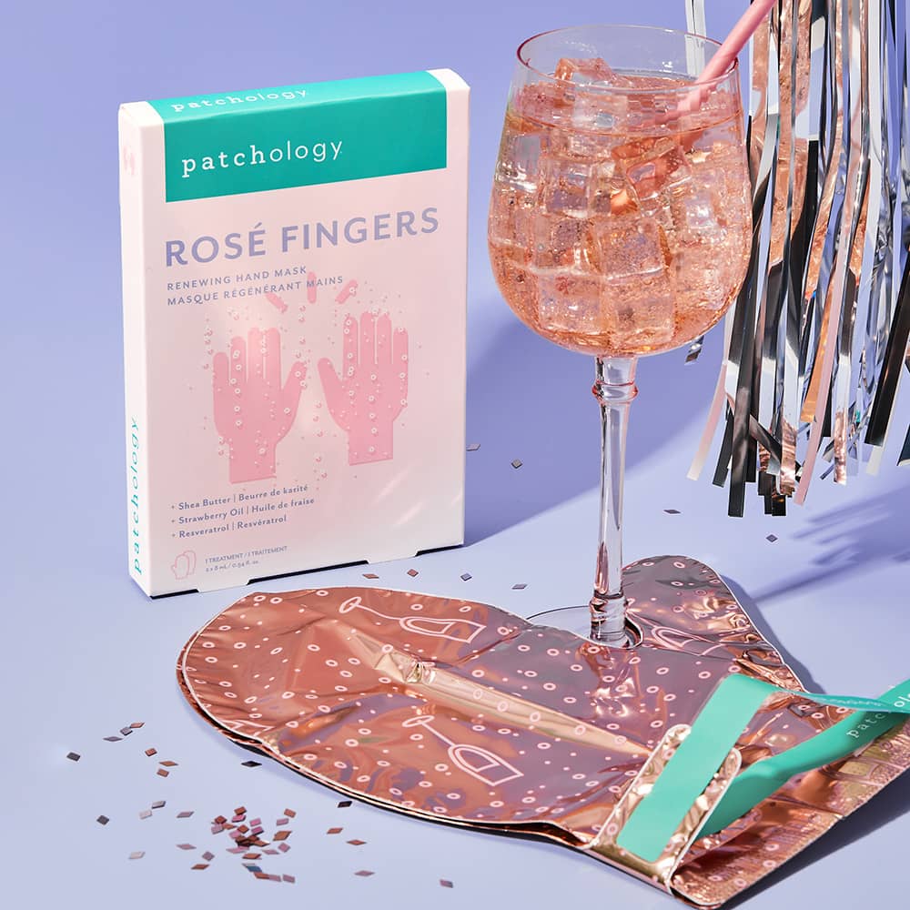 Patchology Rosé Fingers Hand Mask
