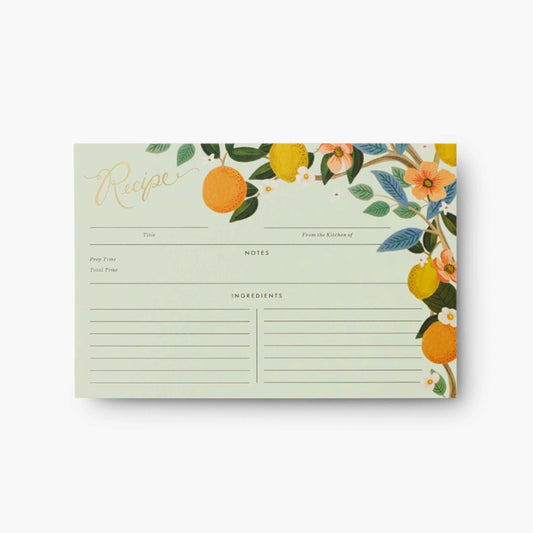 Rifle Paper Recipe Card