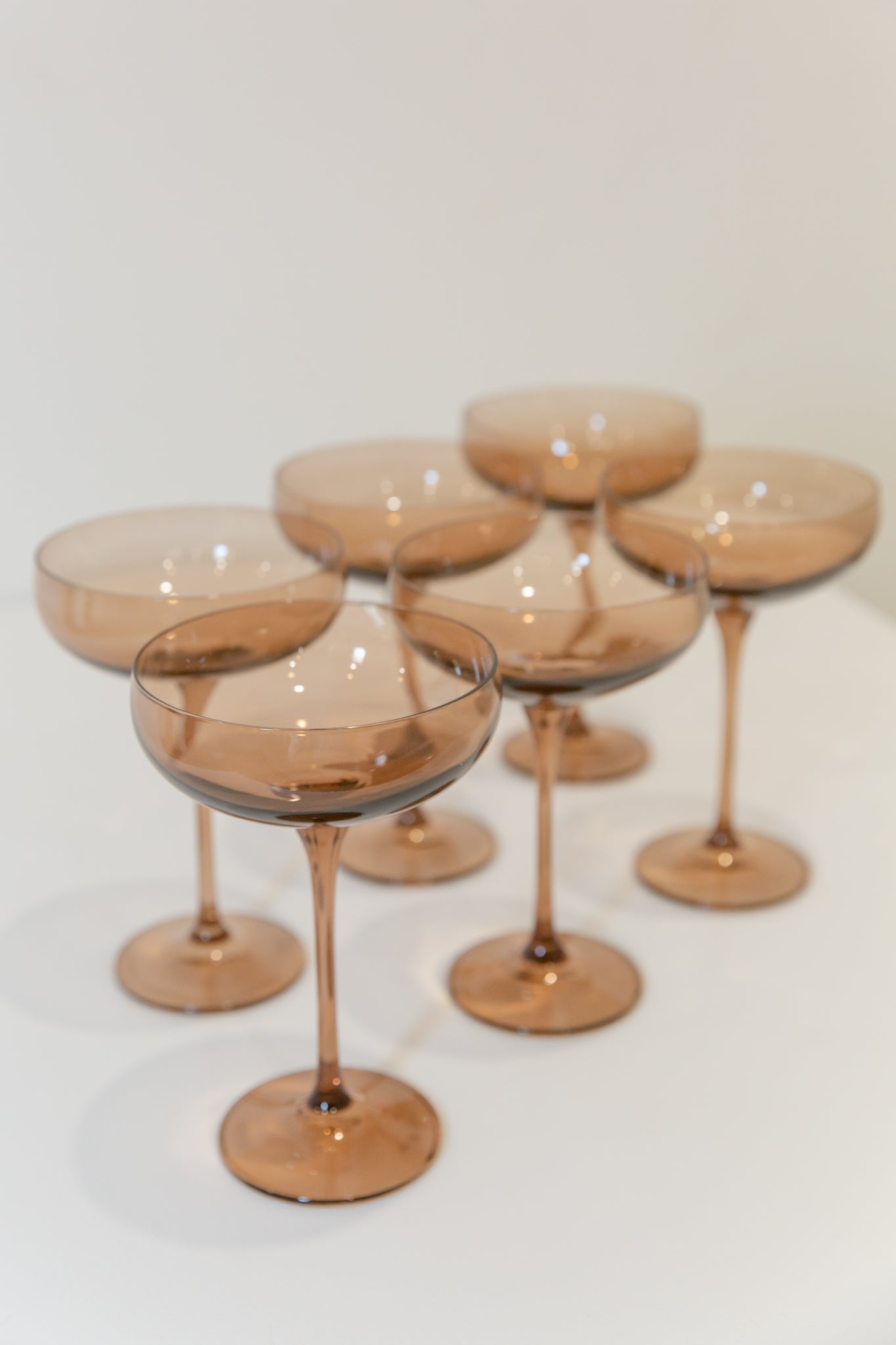 Estelle Colored Champagne Coupe Set of 6