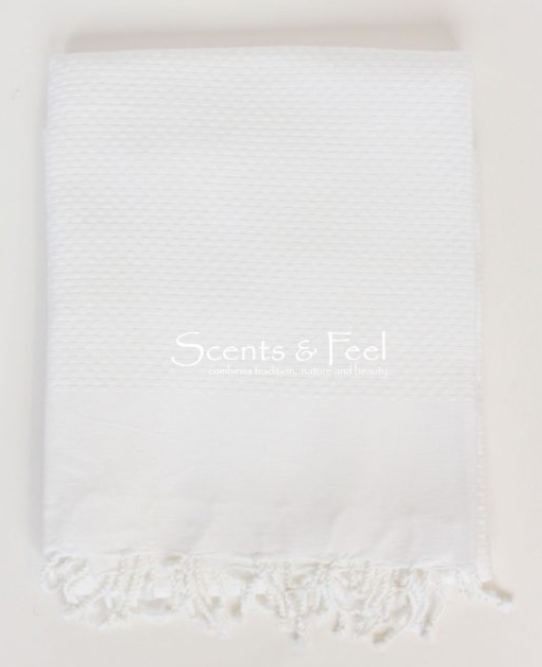 Scents and Feel Fouta Towel Solid Color Honeycomb