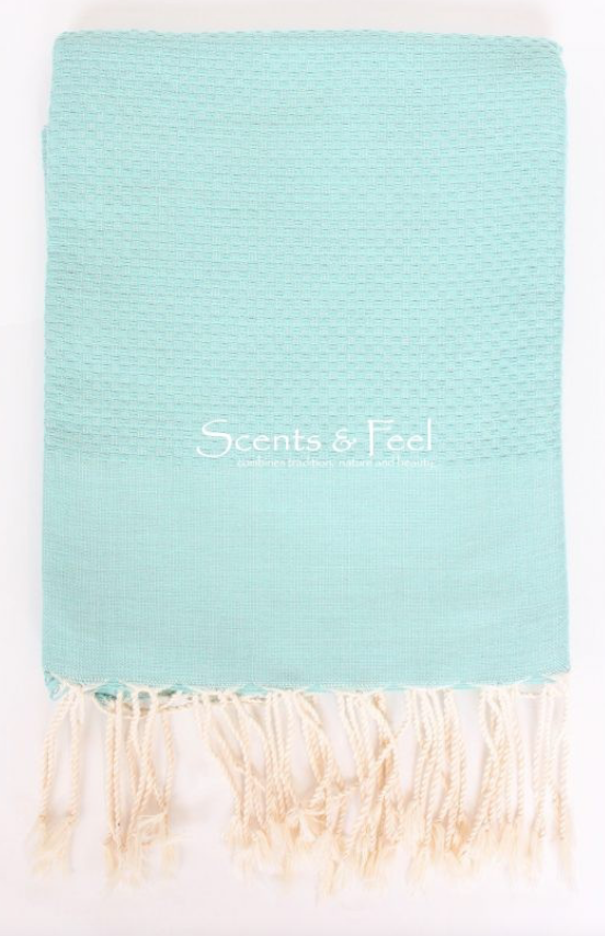 Scents and Feel Fouta Towel Solid Color Honeycomb