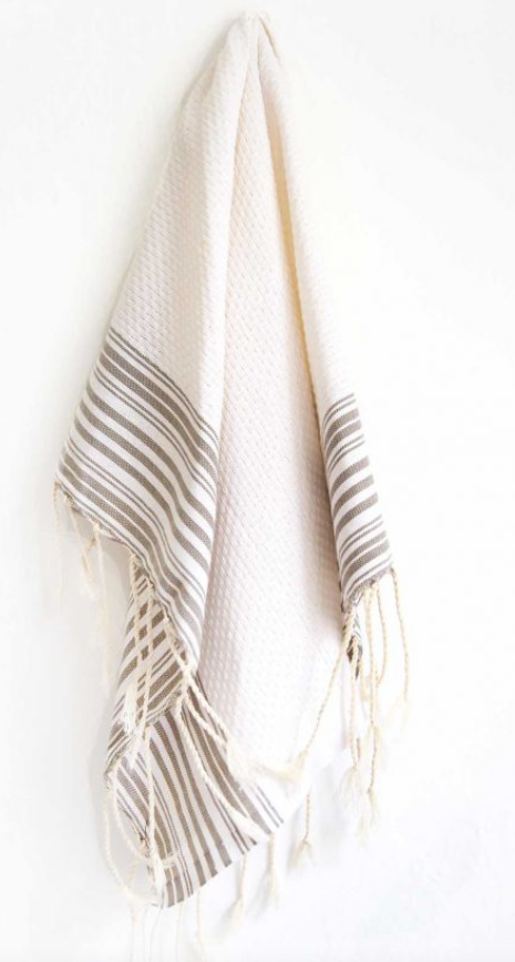 Scents and Feel Guest towel Positive / Negative Thin Stripes