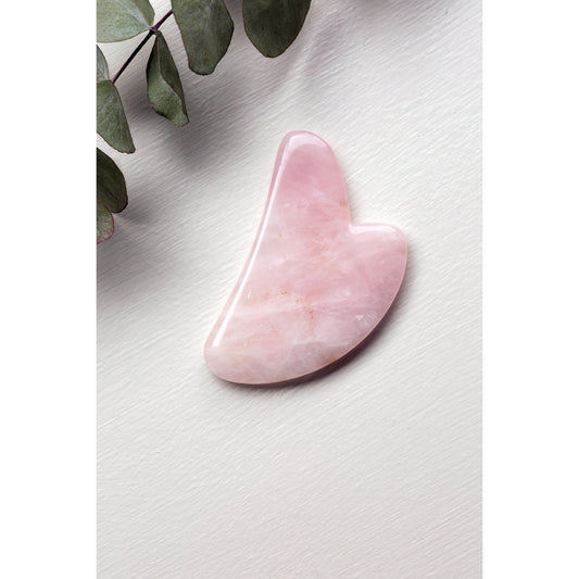 Moon + Ivy Rose Quartz Gua Sha