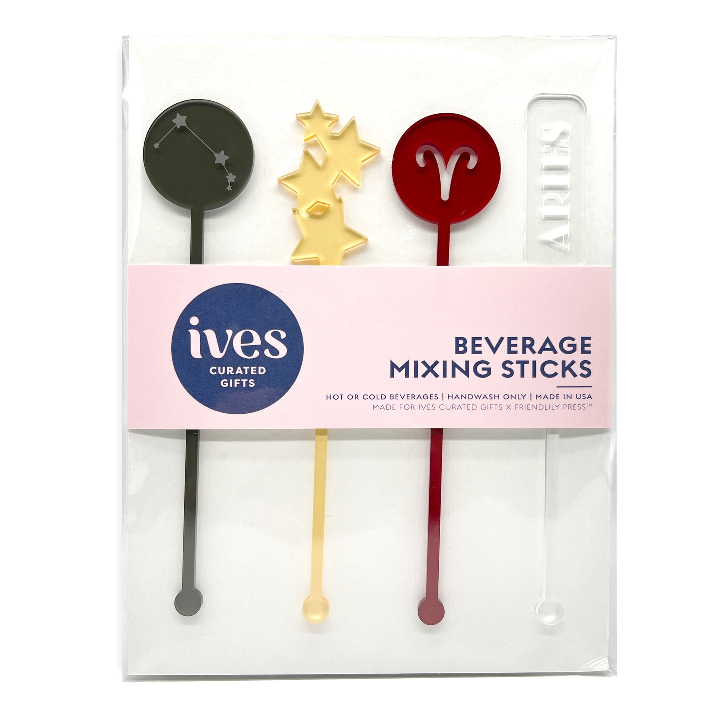 Friendlily Press Drink Stirrers