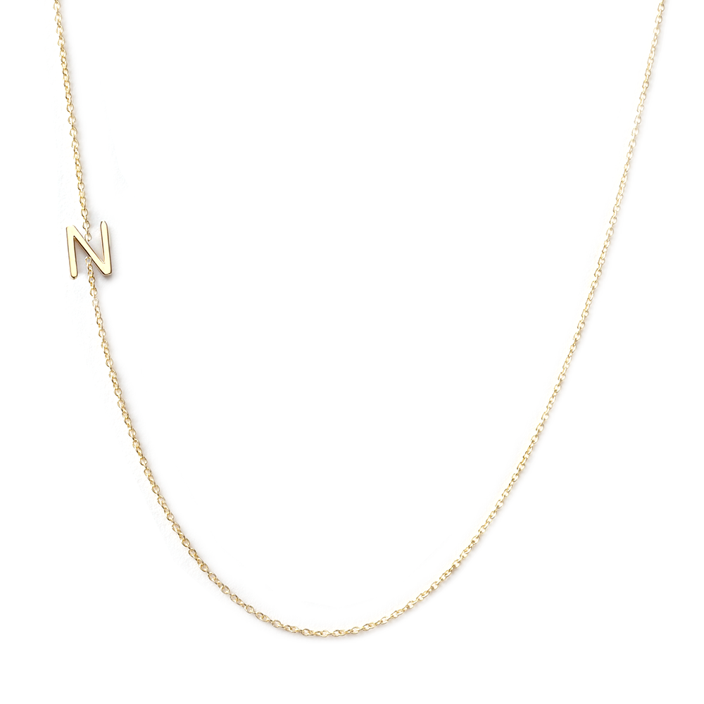 Maya Brenner 14K Gold Asymmetical Necklace