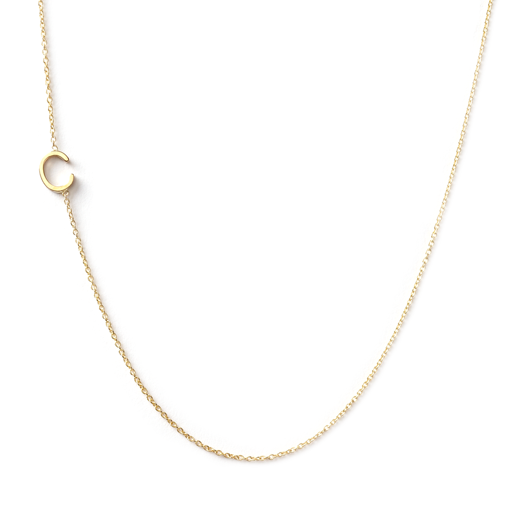 Maya Brenner 14K Gold Asymmetical Necklace