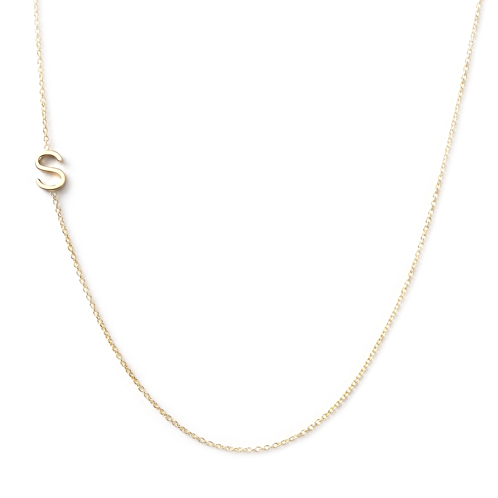 Maya Brenner 14K Gold Asymmetical Necklace