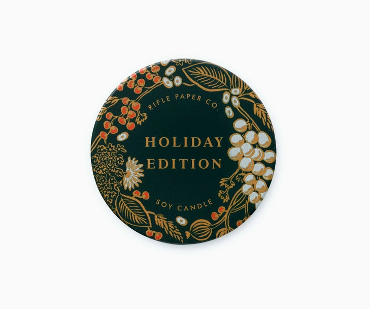 Rifle Paper Holiday Candle Tin