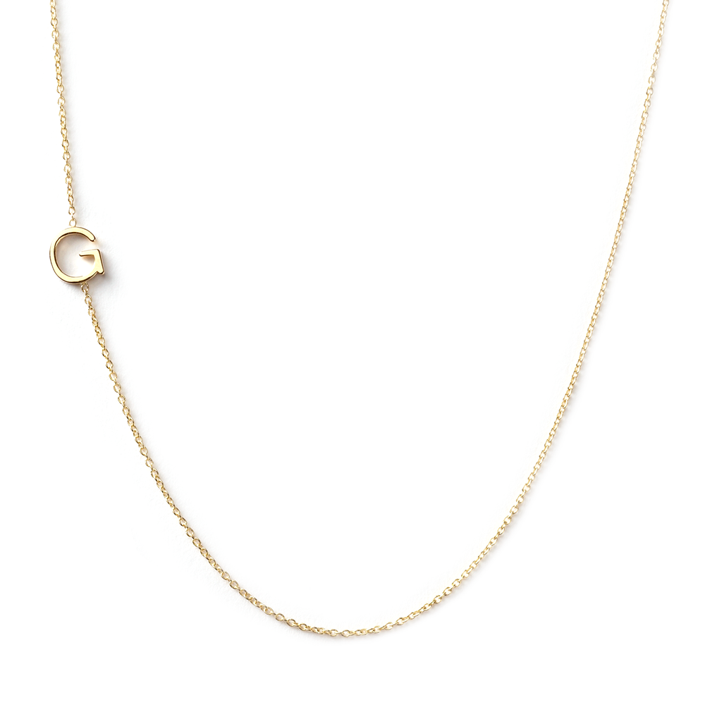 Maya Brenner 14K Gold Asymmetical Necklace