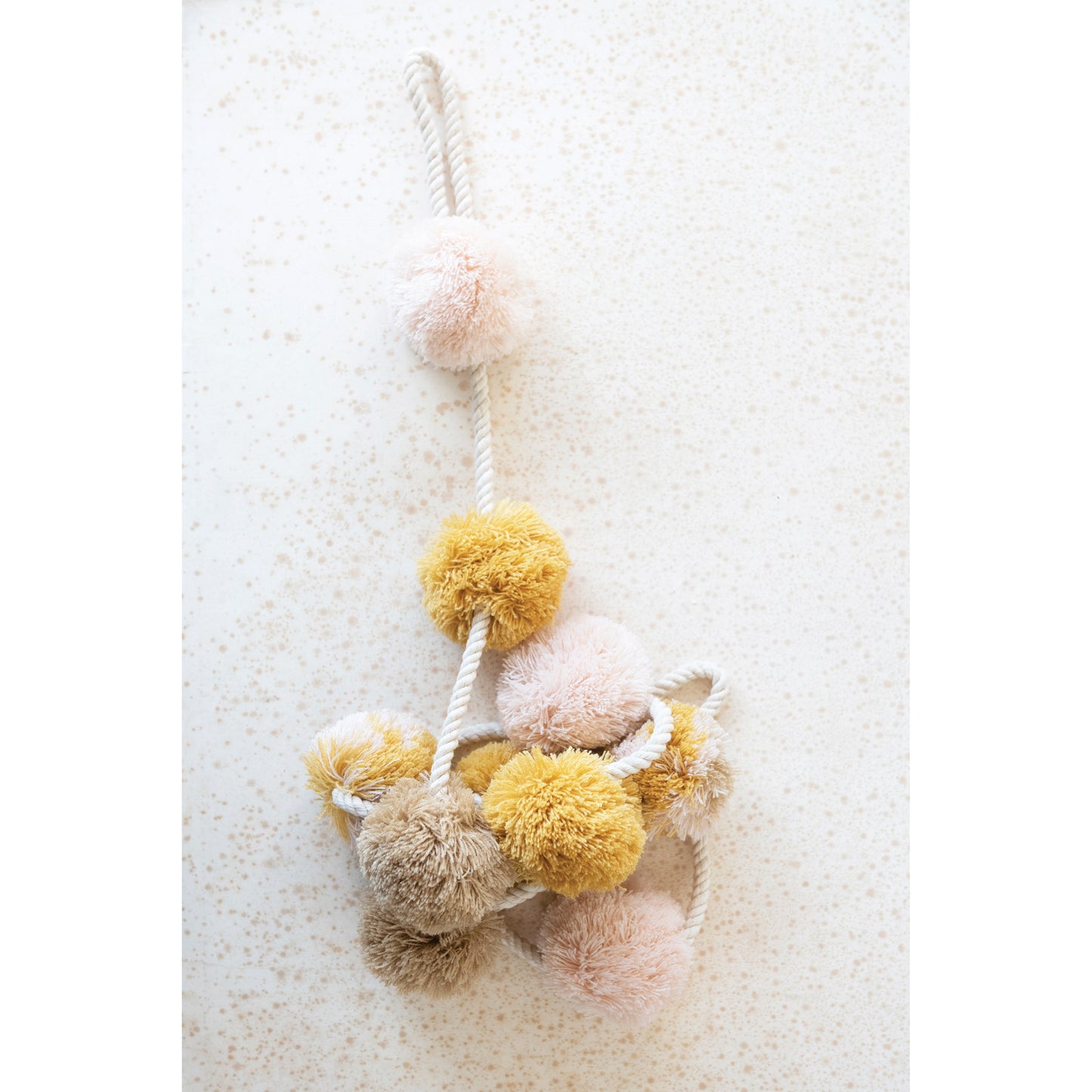 Holiday Wool Pom Pom Garland